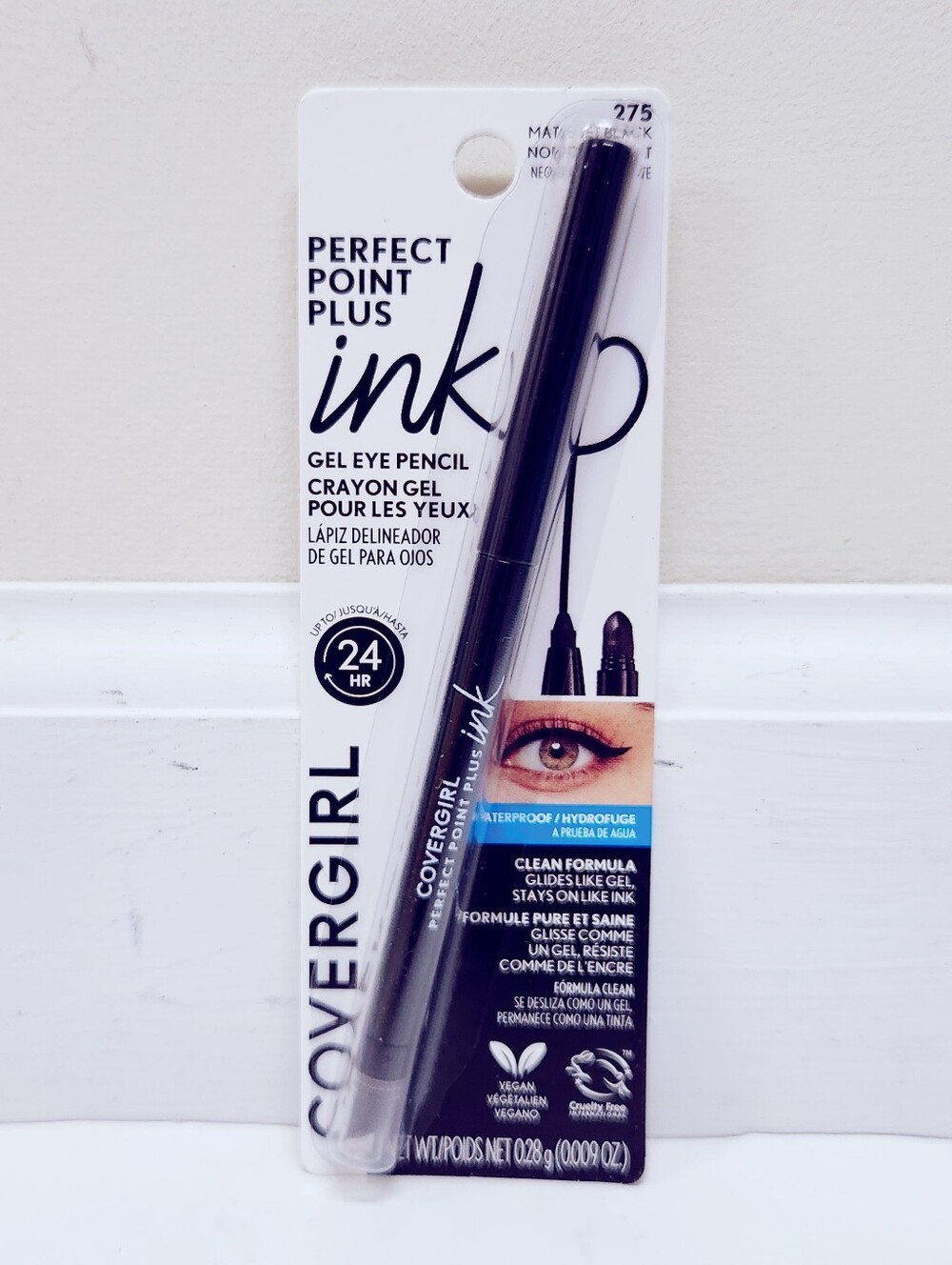 ⭐4/$15 Covergirl Perfect Point Plus Ink Gel Eye Pencil Matte Jet Black